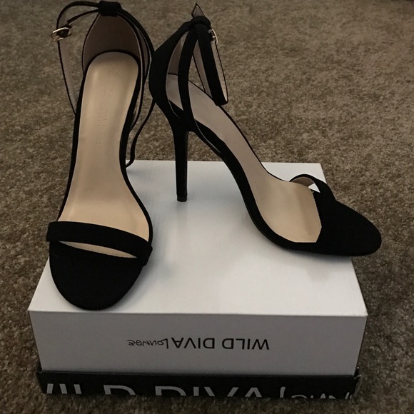 Sexy black open toe heels! Never worn!