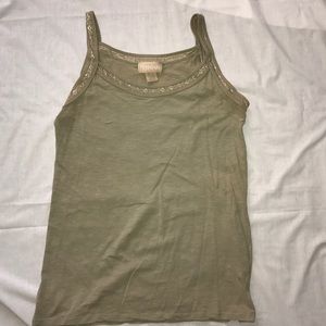 Olive green camisole tank size medium