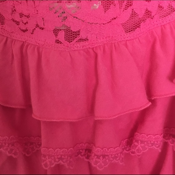 Abercrombie Pink Ruffle Tank - Picture 4 of 4