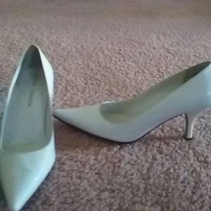 White pumps