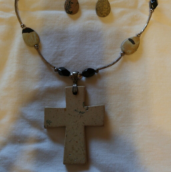 Necklace and earrings