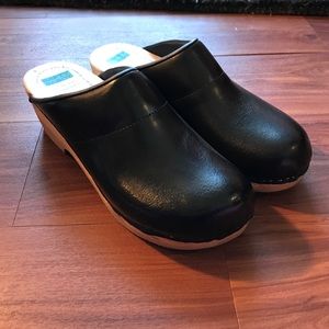 Leather kitchen / work clogs, men's size 44