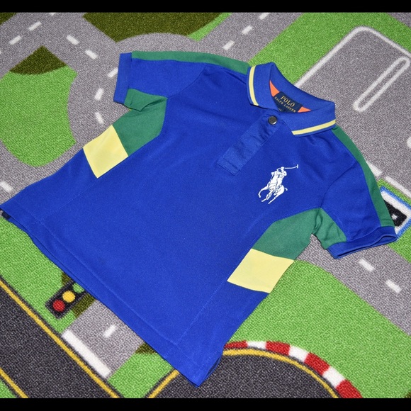 2T Polo Ralph Lauren Sport Collar Shirt - Picture 1 of 3