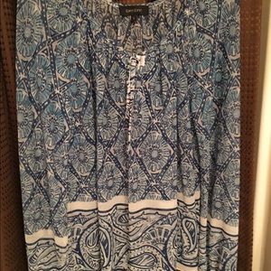 Karen Kane sheer nylon top Size L