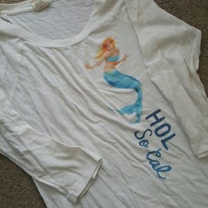 Cute Mermaid Baseball Tee