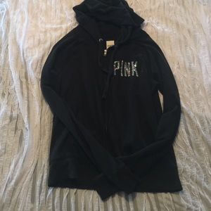 VS Pink zip hoodie