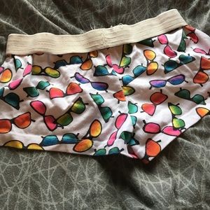 Colorful sunglasses shorts