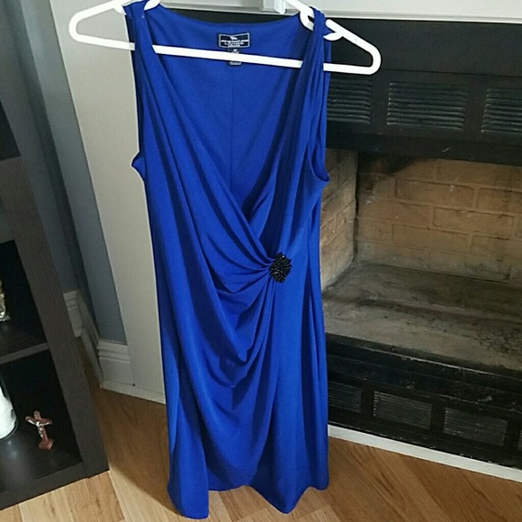 Royal blue dress