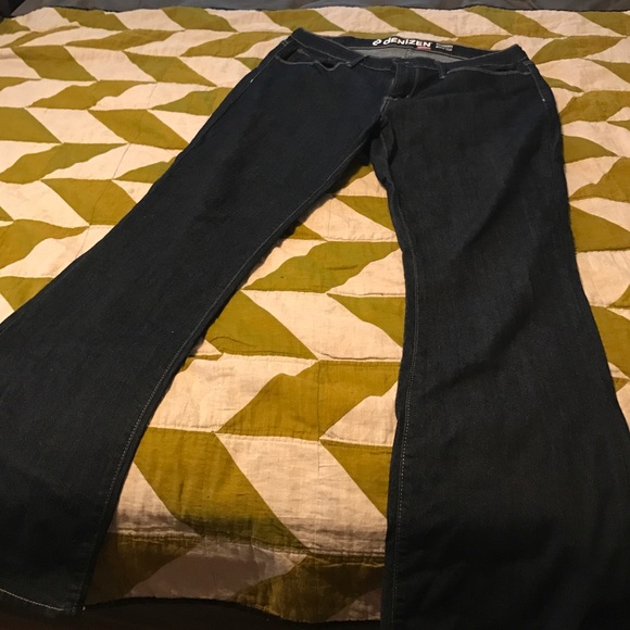 Denizen by Levi sz 18 modern boot cut dark jeans