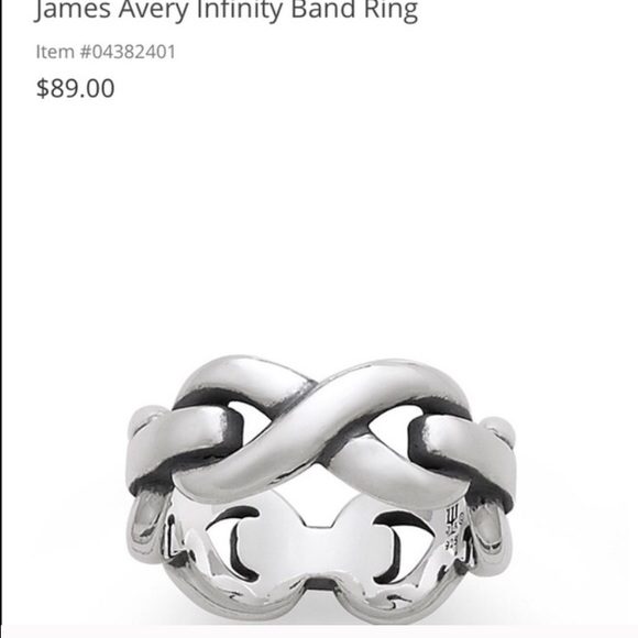 James Avery Infiniti ring