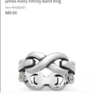 James Avery Infiniti ring