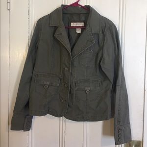 Maurice's Army Green Utility Jacket