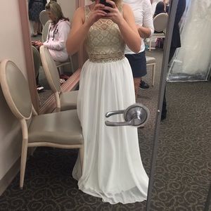 Prom dress from David's Bridal.