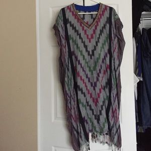 Tunic ikat design handmade