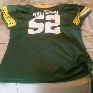 Green Bay Packers Clay Matthews jersey size Large