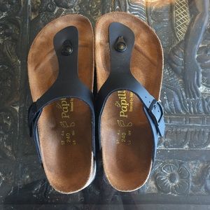 Birkenstock platform papillon sandals