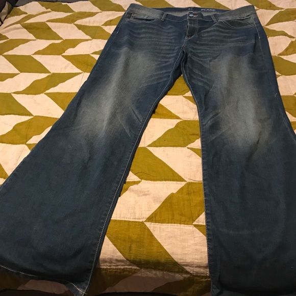 NY&Co size 18 low rise flare jeans