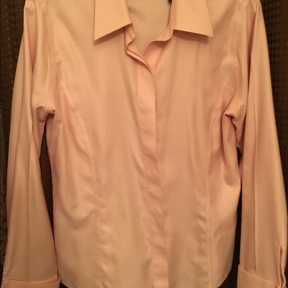 Pink Liz Claiborne non-iron blouse
