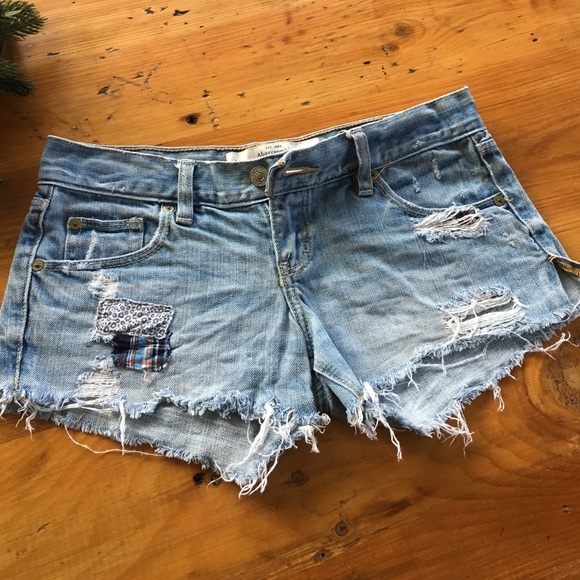 Abercrombie jean shorts