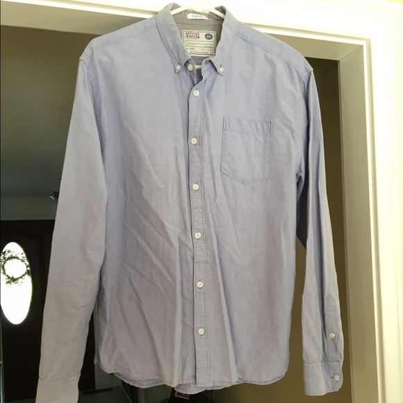 Artistry in Motion Blue Button Down