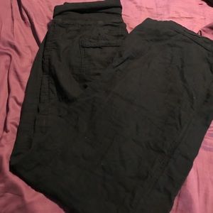 Democracy Linen Pants with Elastic Waist