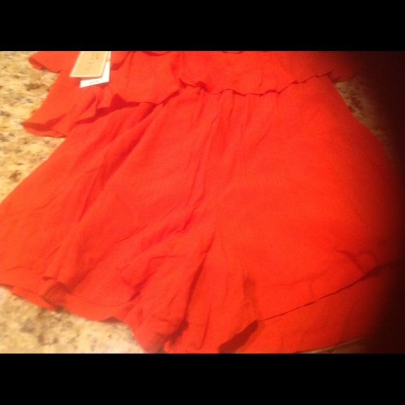 Reduced Copper key Romper Deep Orange/Red - Picture 4 of 4