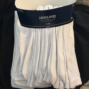 White tube socks
