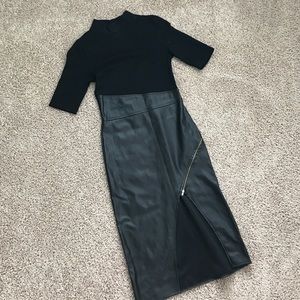 Akira Red Label high waisted black dress