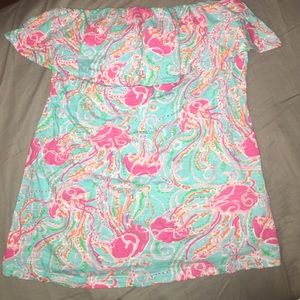 Lilly Pulitzer strapless top