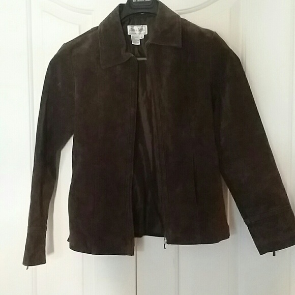 Women's suede leather jacket