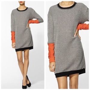 Colorblock Sweater Dress
