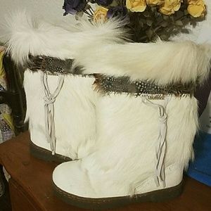 Bear Paw Furry Boots