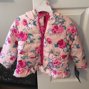 Cherokee kids floral winter jacket