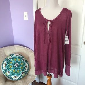 🌸SALE🌸 Free People Sheer Long Sleeve Top