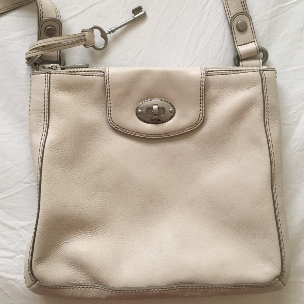 CREAM FOSSIL CROSSBODY