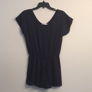 Moa Moa navy blue romper