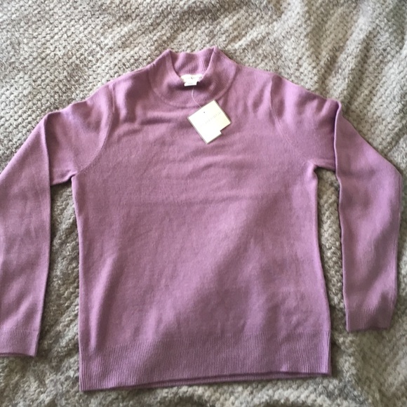 Purple turtleneck sweater - Picture 2 of 3