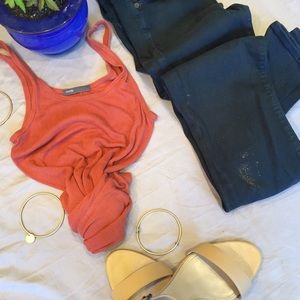 VINCE Blue Skinny Jeans