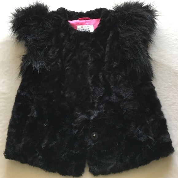 Skaist Taylor for Target black faux fur vest - XS