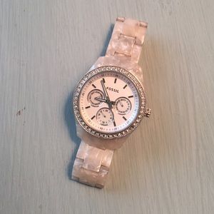 Ivory fossil watch