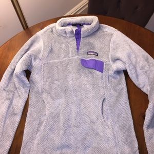 PATAGONIA 1/4 zip pullover gray warm excellent