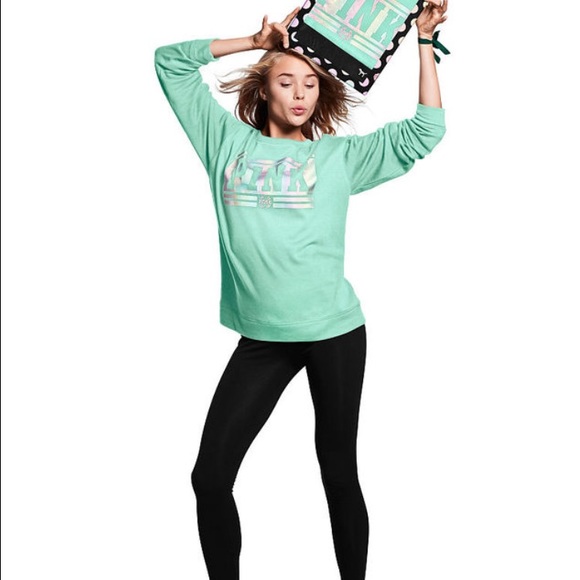 victoria secret leggings and shirt set