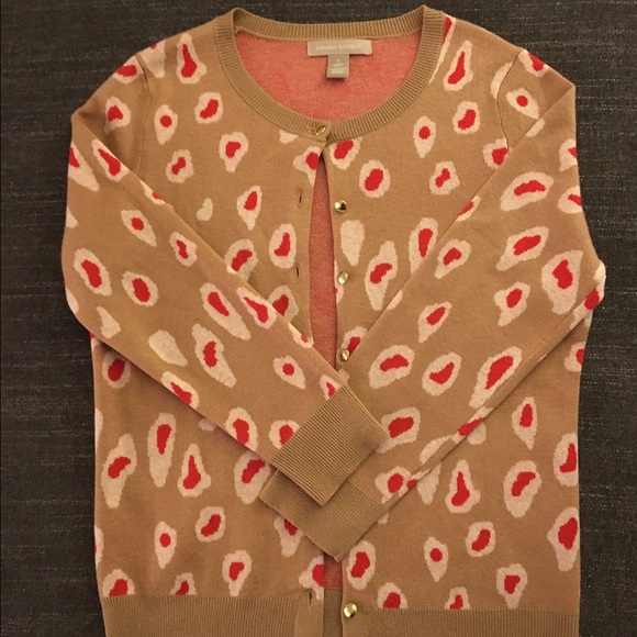 Banana Republic Leopard Print Cardigan - Picture 1 of 3