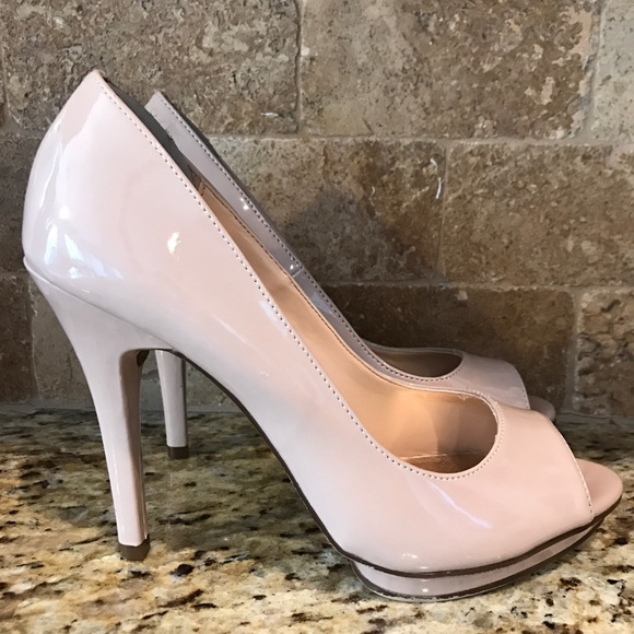 Nude XAPPEAL Peep Toe Pumps - Size 8