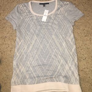 White House Black Market "sparkle tee"