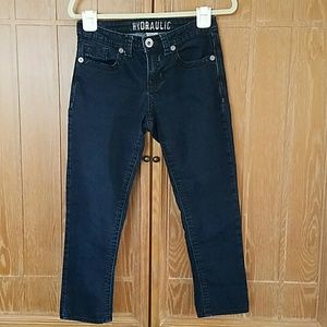 Hydraulic jean capris
