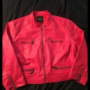 bebe Coral Moto Jacket