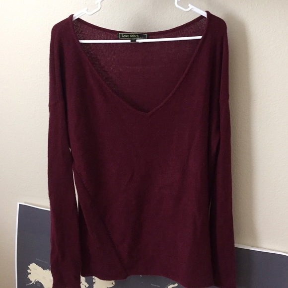 Wide Neck Sweater