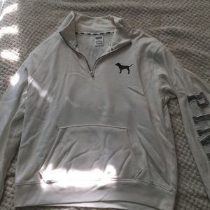 white women's quarter zip