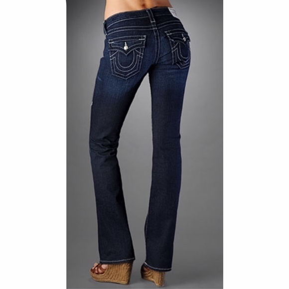 True Religion Bootcut Jeans in Dark Wash